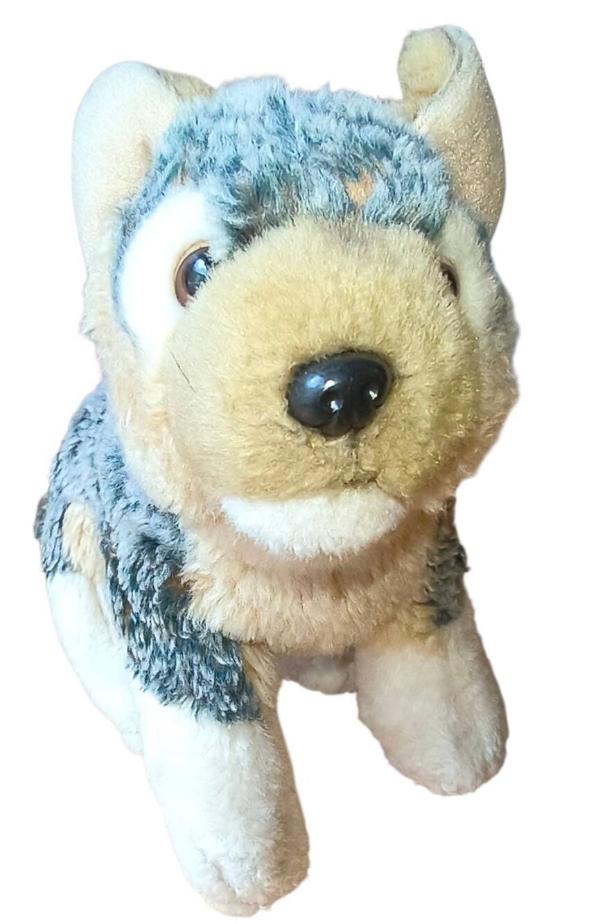 SOS Save Our Space Timber Wolf Plush 2003 Realistic Gray Wolf Pup Stuffed Animal